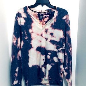 Cotton candy blotched